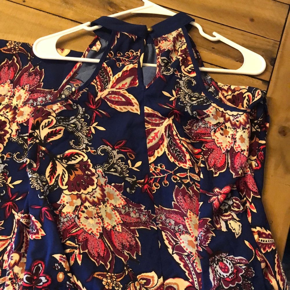Xhilaration floral print maxi dress - Picture 4 of 5